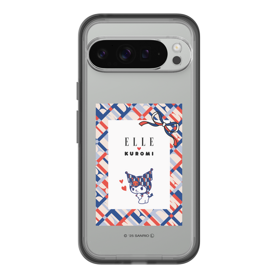 スリムプロテクションプレミアムケース［ ELLE×マイメロディ＆クロミ - トリコロールカラーグラフィック2 ］