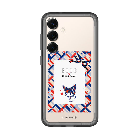 スリムプロテクションプレミアムケース［ ELLE×マイメロディ＆クロミ - トリコロールカラーグラフィック2 ］