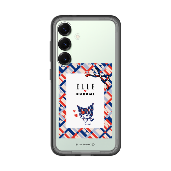 スリムプロテクションプレミアムケース［ ELLE×マイメロディ＆クロミ - トリコロールカラーグラフィック2 ］