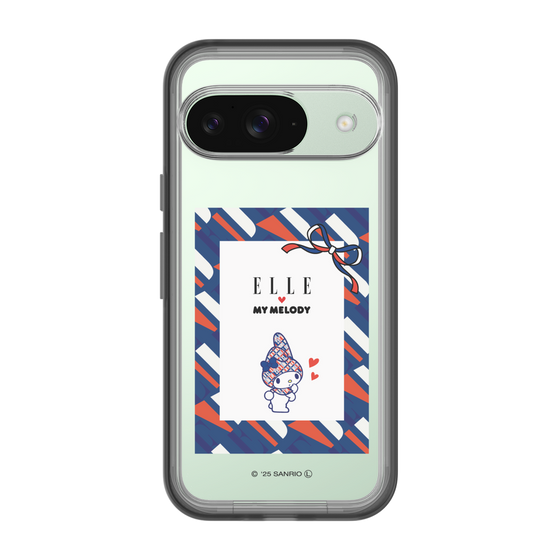 スリムプロテクションプレミアムケース［ ELLE×マイメロディ＆クロミ - トリコロールカラーグラフィック3 ］
