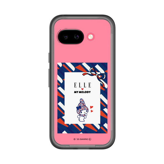 スリムプロテクションプレミアムケース［ ELLE×マイメロディ＆クロミ - トリコロールカラーグラフィック3 ］