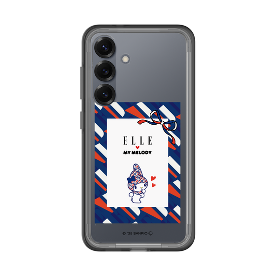 スリムプロテクションプレミアムケース［ ELLE×マイメロディ＆クロミ - トリコロールカラーグラフィック3 ］
