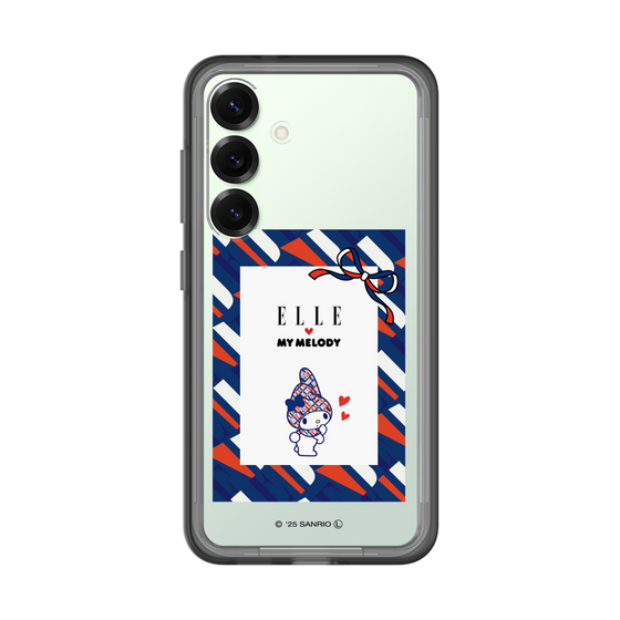 スリムプロテクションプレミアムケース［ ELLE×マイメロディ＆クロミ - トリコロールカラーグラフィック3 ］