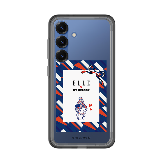 スリムプロテクションプレミアムケース［ ELLE×マイメロディ＆クロミ - トリコロールカラーグラフィック3 ］
