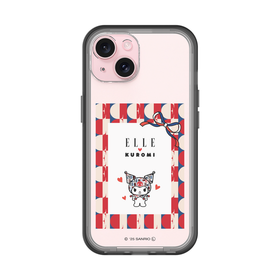 スリムプロテクションプレミアムケース［ ELLE×マイメロディ＆クロミ - トリコロールカラーグラフィック4 ］