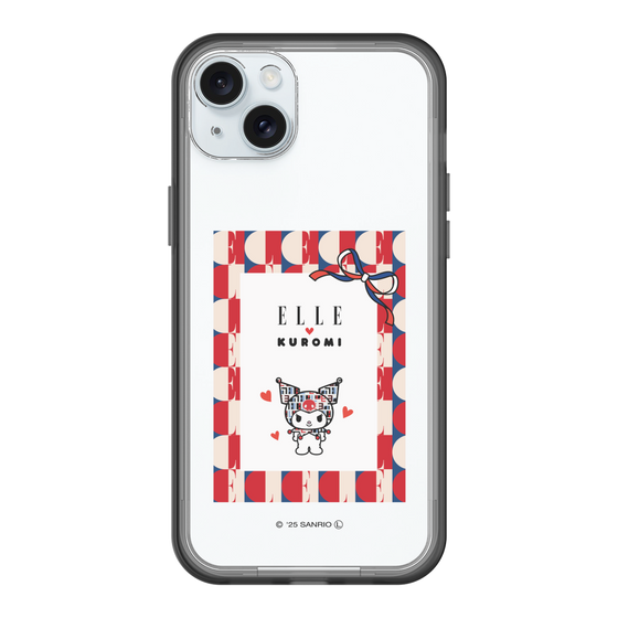 スリムプロテクションプレミアムケース［ ELLE×マイメロディ＆クロミ - トリコロールカラーグラフィック4 ］