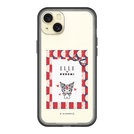 スリムプロテクションプレミアムケース［ ELLE×マイメロディ＆クロミ - トリコロールカラーグラフィック4 ］