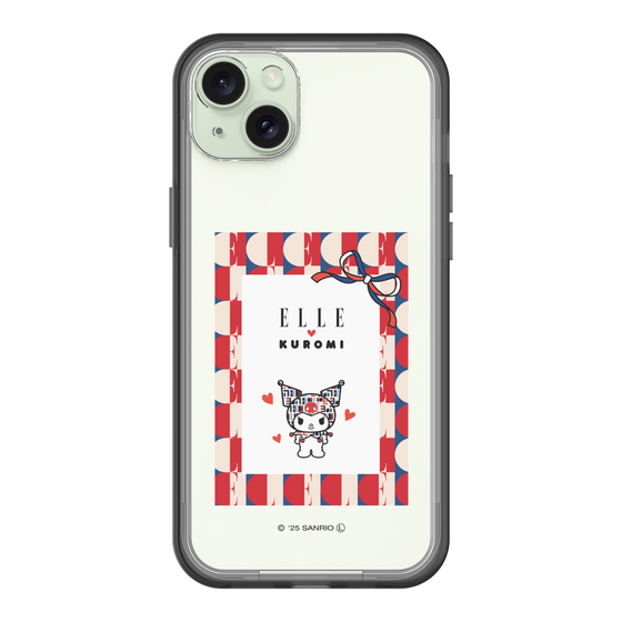 スリムプロテクションプレミアムケース［ ELLE×マイメロディ＆クロミ - トリコロールカラーグラフィック4 ］