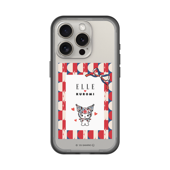 スリムプロテクションプレミアムケース［ ELLE×マイメロディ＆クロミ - トリコロールカラーグラフィック4 ］