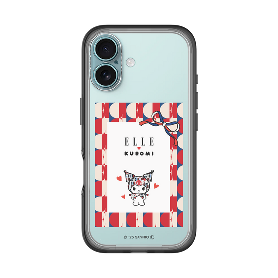 スリムプロテクションプレミアムケース［ ELLE×マイメロディ＆クロミ - トリコロールカラーグラフィック4 ］
