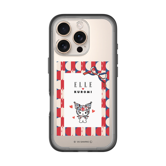 スリムプロテクションプレミアムケース［ ELLE×マイメロディ＆クロミ - トリコロールカラーグラフィック4 ］