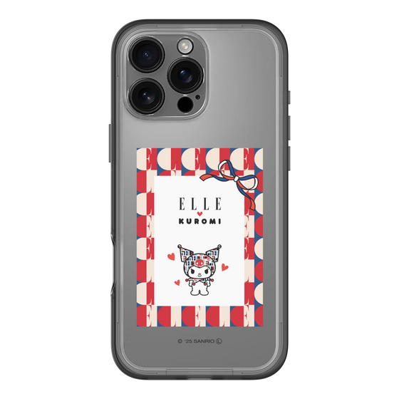 スリムプロテクションプレミアムケース［ ELLE×マイメロディ＆クロミ - トリコロールカラーグラフィック4 ］