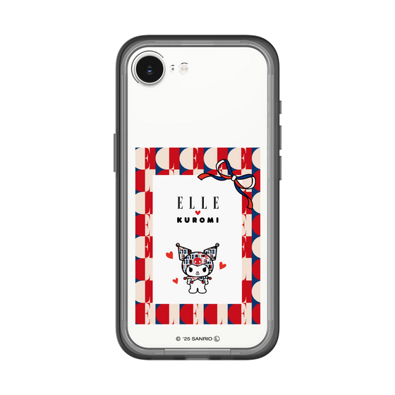 スリムプロテクションプレミアムケース［ ELLE×マイメロディ＆クロミ - トリコロールカラーグラフィック4 ］