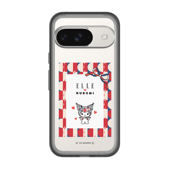 スリムプロテクションプレミアムケース［ ELLE×マイメロディ＆クロミ - トリコロールカラーグラフィック4 ］