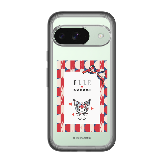 スリムプロテクションプレミアムケース［ ELLE×マイメロディ＆クロミ - トリコロールカラーグラフィック4 ］