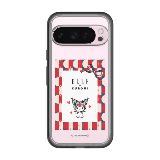 スリムプロテクションプレミアムケース［ ELLE×マイメロディ＆クロミ - トリコロールカラーグラフィック4 ］