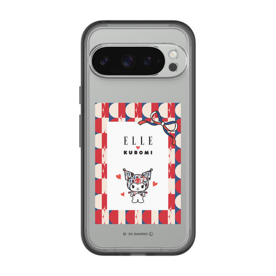 スリムプロテクションプレミアムケース［ ELLE×マイメロディ＆クロミ - トリコロールカラーグラフィック4 ］