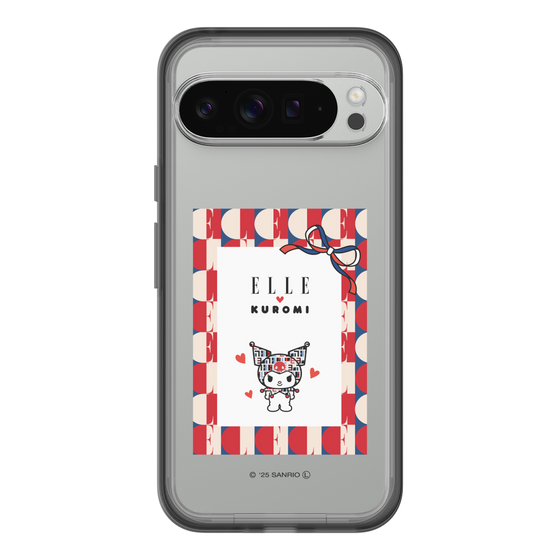 スリムプロテクションプレミアムケース［ ELLE×マイメロディ＆クロミ - トリコロールカラーグラフィック4 ］