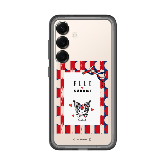 スリムプロテクションプレミアムケース［ ELLE×マイメロディ＆クロミ - トリコロールカラーグラフィック4 ］
