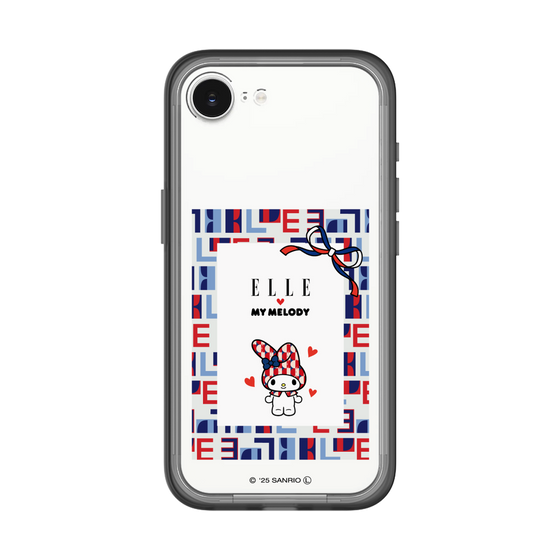 スリムプロテクションプレミアムケース［ ELLE×マイメロディ＆クロミ - トリコロールカラーグラフィック5 ］