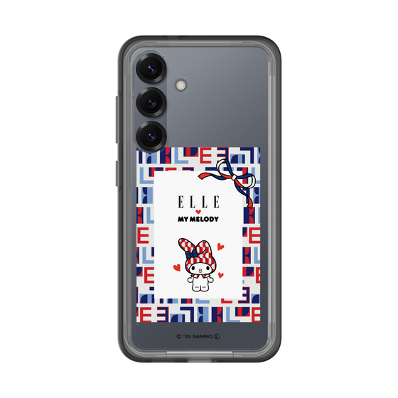 スリムプロテクションプレミアムケース［ ELLE×マイメロディ＆クロミ - トリコロールカラーグラフィック5 ］