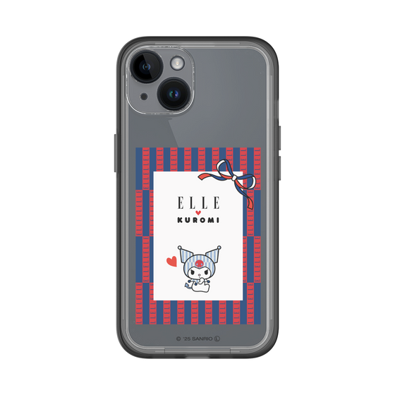 スリムプロテクションプレミアムケース［ ELLE×マイメロディ＆クロミ - トリコロールカラーグラフィック6 ］