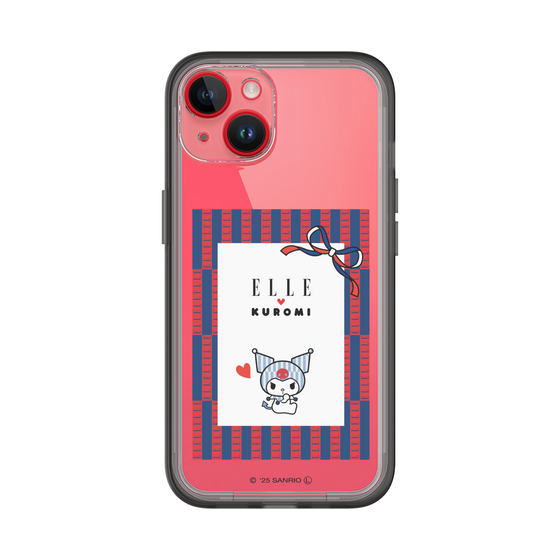 スリムプロテクションプレミアムケース［ ELLE×マイメロディ＆クロミ - トリコロールカラーグラフィック6 ］