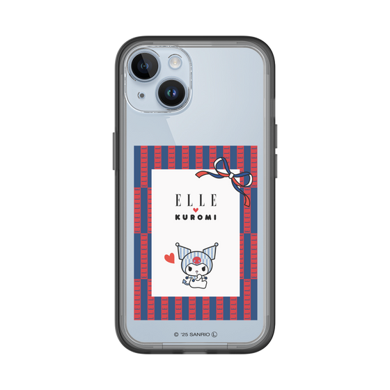 スリムプロテクションプレミアムケース［ ELLE×マイメロディ＆クロミ - トリコロールカラーグラフィック6 ］