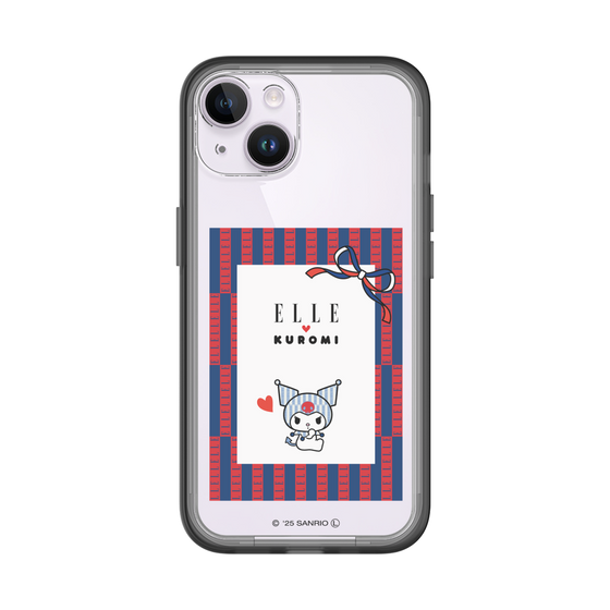スリムプロテクションプレミアムケース［ ELLE×マイメロディ＆クロミ - トリコロールカラーグラフィック6 ］