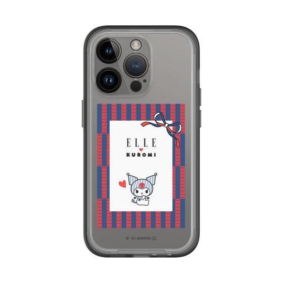 スリムプロテクションプレミアムケース［ ELLE×マイメロディ＆クロミ - トリコロールカラーグラフィック6 ］