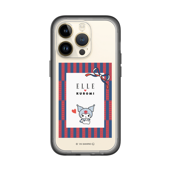 スリムプロテクションプレミアムケース［ ELLE×マイメロディ＆クロミ - トリコロールカラーグラフィック6 ］
