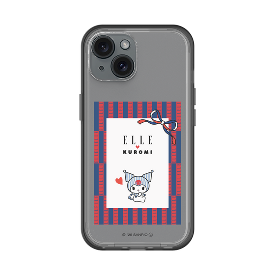 スリムプロテクションプレミアムケース［ ELLE×マイメロディ＆クロミ - トリコロールカラーグラフィック6 ］