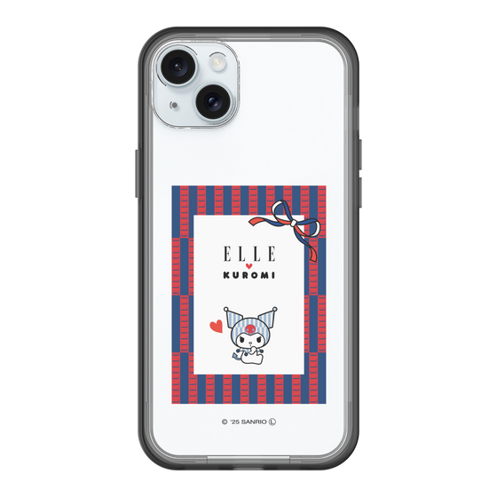 スリムプロテクションプレミアムケース［ ELLE×マイメロディ＆クロミ - トリコロールカラーグラフィック6 ］