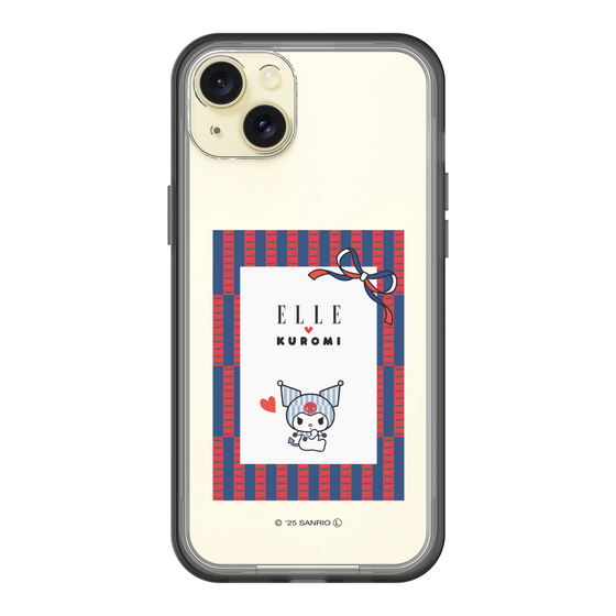 スリムプロテクションプレミアムケース［ ELLE×マイメロディ＆クロミ - トリコロールカラーグラフィック6 ］