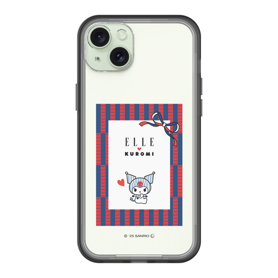 スリムプロテクションプレミアムケース［ ELLE×マイメロディ＆クロミ - トリコロールカラーグラフィック6 ］