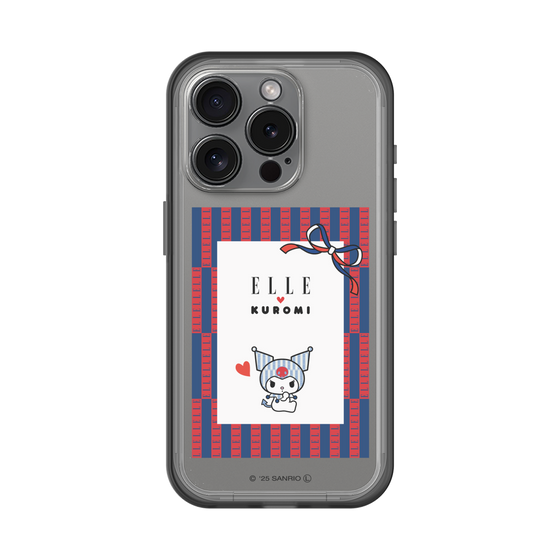 スリムプロテクションプレミアムケース［ ELLE×マイメロディ＆クロミ - トリコロールカラーグラフィック6 ］