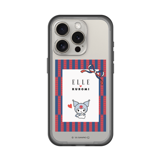 スリムプロテクションプレミアムケース［ ELLE×マイメロディ＆クロミ - トリコロールカラーグラフィック6 ］