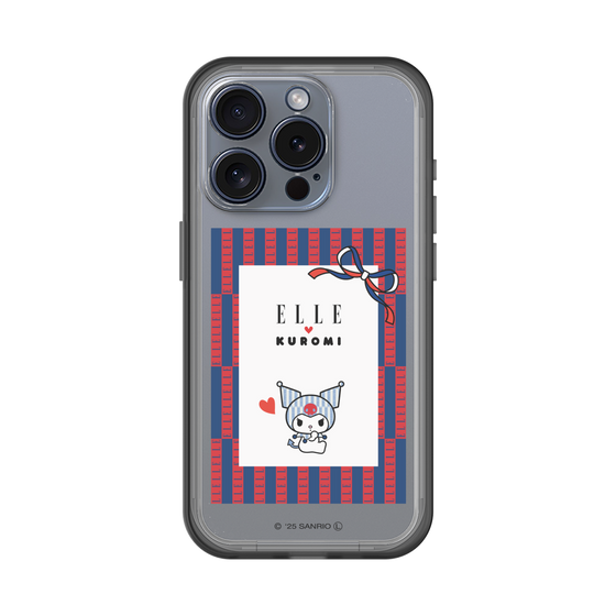 スリムプロテクションプレミアムケース［ ELLE×マイメロディ＆クロミ - トリコロールカラーグラフィック6 ］