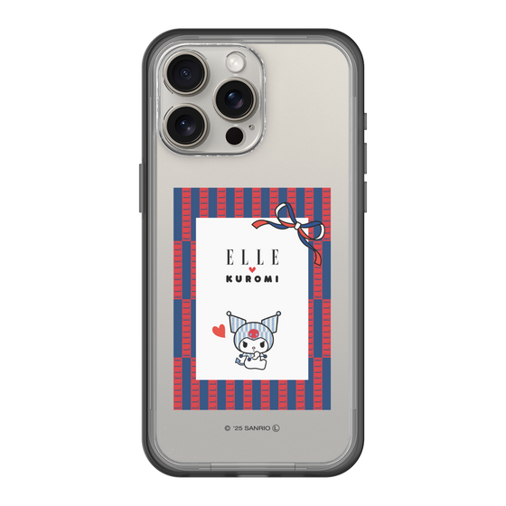スリムプロテクションプレミアムケース［ ELLE×マイメロディ＆クロミ - トリコロールカラーグラフィック6 ］