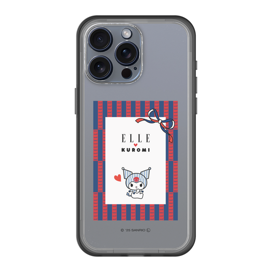 スリムプロテクションプレミアムケース［ ELLE×マイメロディ＆クロミ - トリコロールカラーグラフィック6 ］