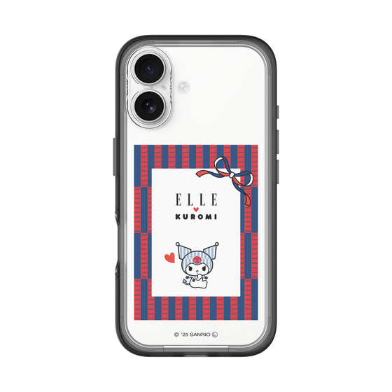スリムプロテクションプレミアムケース［ ELLE×マイメロディ＆クロミ - トリコロールカラーグラフィック6 ］