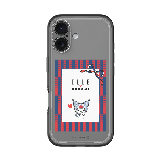 スリムプロテクションプレミアムケース［ ELLE×マイメロディ＆クロミ - トリコロールカラーグラフィック6 ］