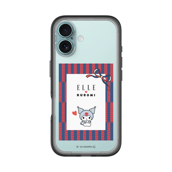 スリムプロテクションプレミアムケース［ ELLE×マイメロディ＆クロミ - トリコロールカラーグラフィック6 ］