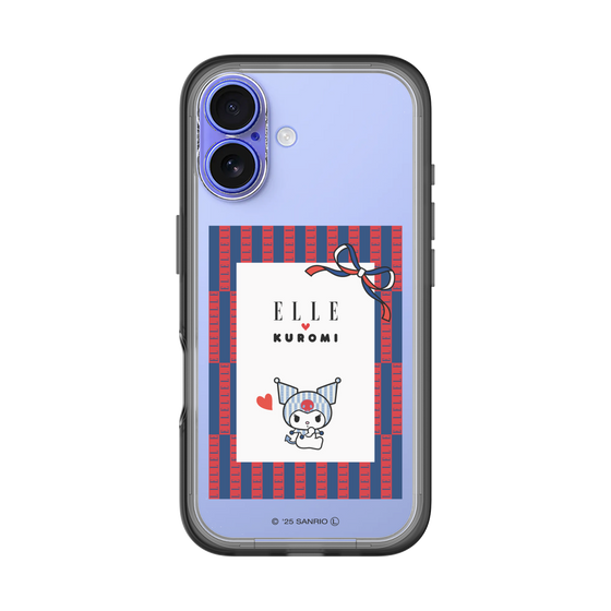 スリムプロテクションプレミアムケース［ ELLE×マイメロディ＆クロミ - トリコロールカラーグラフィック6 ］