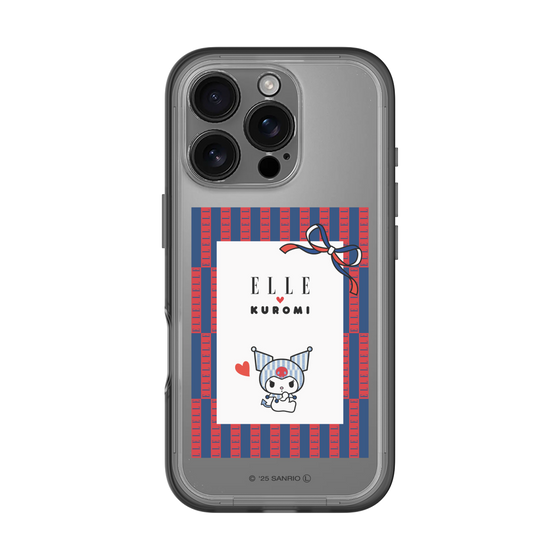 スリムプロテクションプレミアムケース［ ELLE×マイメロディ＆クロミ - トリコロールカラーグラフィック6 ］