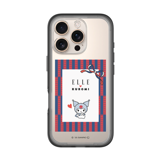 スリムプロテクションプレミアムケース［ ELLE×マイメロディ＆クロミ - トリコロールカラーグラフィック6 ］