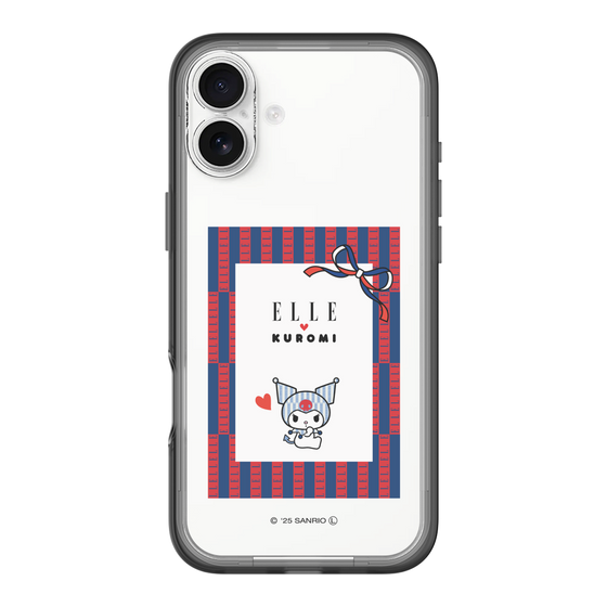 スリムプロテクションプレミアムケース［ ELLE×マイメロディ＆クロミ - トリコロールカラーグラフィック6 ］