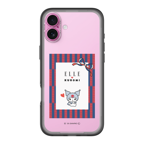 スリムプロテクションプレミアムケース［ ELLE×マイメロディ＆クロミ - トリコロールカラーグラフィック6 ］