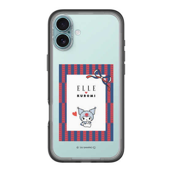 スリムプロテクションプレミアムケース［ ELLE×マイメロディ＆クロミ - トリコロールカラーグラフィック6 ］