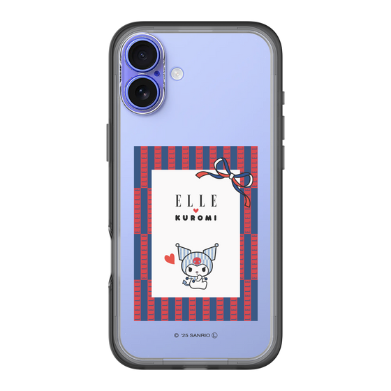 スリムプロテクションプレミアムケース［ ELLE×マイメロディ＆クロミ - トリコロールカラーグラフィック6 ］